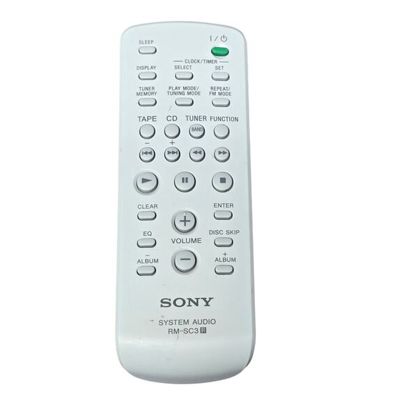 Genuine Sony RM-SC3 System Audio Remote Control Sony Mini Hi-Fi Stereo System - Picture 1 of 6